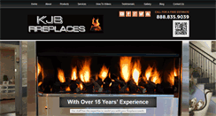 Desktop Screenshot of kjbfireplaces.com