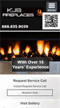 Mobile Screenshot of kjbfireplaces.com